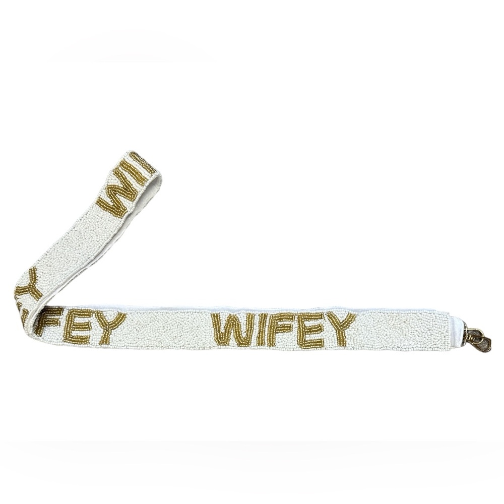 Wifey Seed Bead Strap